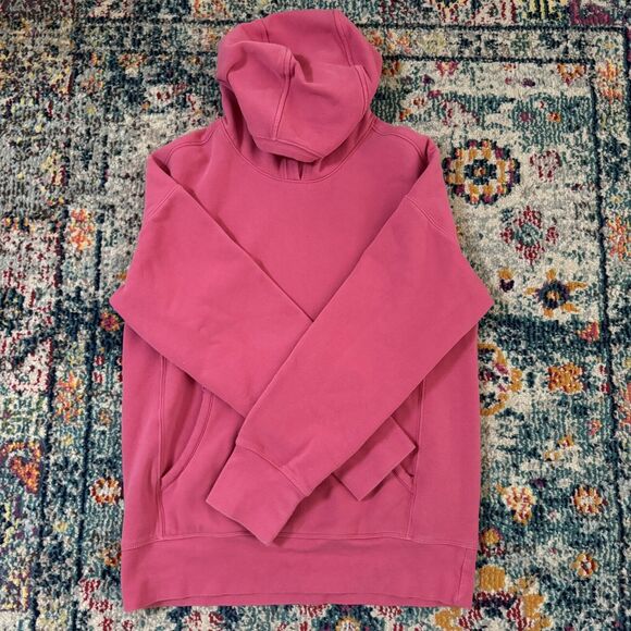 Athleta Girl Pink Retroactive Oversized Hoodie Size XL/14 - Picture 6 of 7